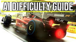 F1 22 AI Difficulty Guide How to dial in the AI difficulty for close racing