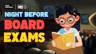 Night Before Board Exams   Types of Students  Viral Animated Ad Film on Exam Stress