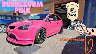 Bubblegum Boost - Ford Focus ST - Liquid Wrap Respray