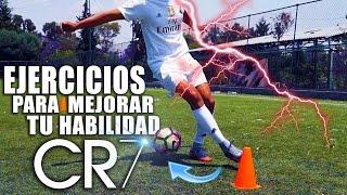 3 EJERCICIOS EFECTIVOS para MEJORAR tu REGATEVELOCIDAD en el FUTBOL como CR7 ️