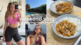 WEEKEND VLOG 6am mornings healthy recipes house updates