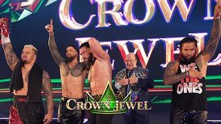 Roman Reigns Winning Pyros at WWE Crown Jewel 2022 Live #wwe #crownjewel #wwecrownjewel