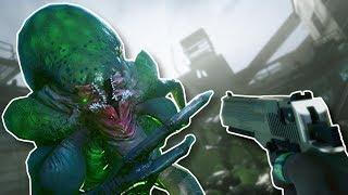 ALIENS INVADE - Earthfall Gameplay - Left 4 Dead 2 style Survival Game