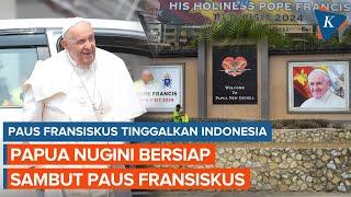 Paus Fransiskus Tinggalkan Indonesia Berlanjut ke Papua Nugini