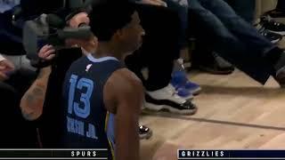 Sochan throw it down on Jackson Jr.  Spurs Vs Grizzlies Jan.11 2022 - 2023 Season