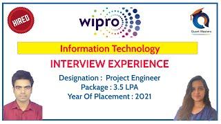 WIPRO NLTH-2021  Complete Interview Experience  All Rounds Covered  IT Student #wiprointerview