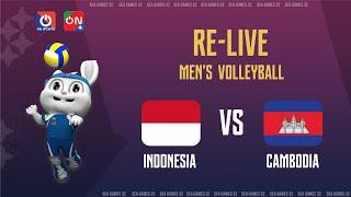 Full HD  INDONESIA - CAMBODIA  Group B - Mens Volleyball SEA Games 32