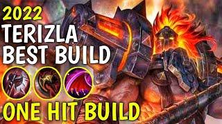 TERIZLA BEST BUILD 2022  TOP 1 GLOBAL TERIZLA BUILD GUIDE  TERIZLA GAMEPLAY  ONE HIT BUILD