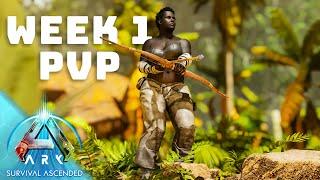 Week 1 of Mega Tribe PVP  Ark Survival Ascended Official PVP