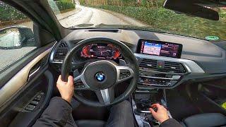 2020 BMW X3 xDrive20d M - pov test drive