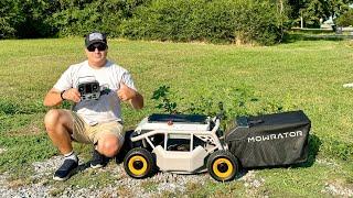 The Mowrator S1 is the 1st Remote Controlled 4x4 Mower in the WORLD and it ROCKS