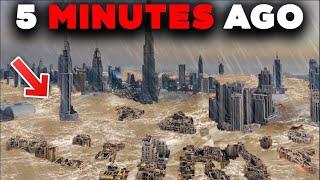 Shocking See How Dubai is Swallowed By Water The Wrath Of God  Jesus Is Coming Back Soon