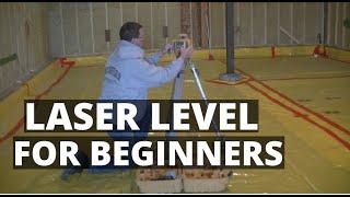 How To Use A Laser Level Self-Leveling Laser Basics