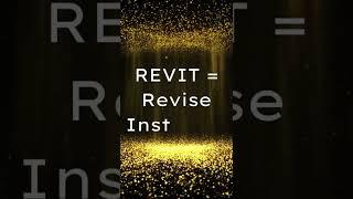 REVIT Full Form