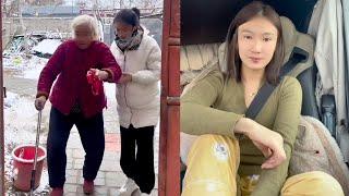 Beautiful Lady Truck Driver Huishan Who Values Family Blessings