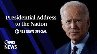 WATCH LIVE Biden addresses the nation after dropping out of 2024 race  PBS News Special Coverage