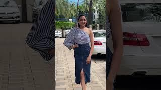 #PragyaJaiswal papped at #Tseries office #KhelKhelMein promotions