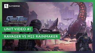 Urban Onslaught - Unit video #1 Ravager vs M23 Rainmaker