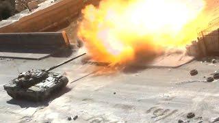 ᴴᴰ Tanks with GoPros™  get destroyed in Jobar Syria  subtitles 