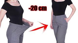 How to downsize pants in the waist easily