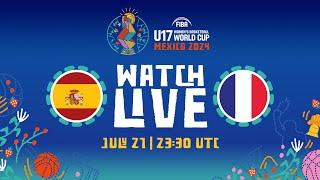 3RD PLACE GAME  Spain v France  Full Basketball Game  FIBA U17 Womens Basketball World Cup 2024