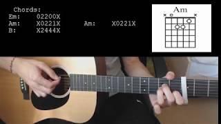 Billie Eilish - bad guy EASY Guitar Tutorial With Chords  Lyrics