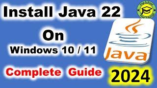 How to Install Java on Windows 1011  2024 Update  setup JAVA HOME JDK Installation