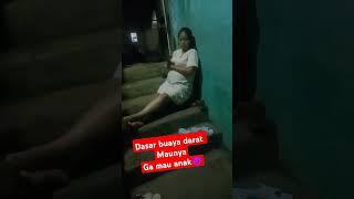 dasar buaya darat maunya enak ga mau anak