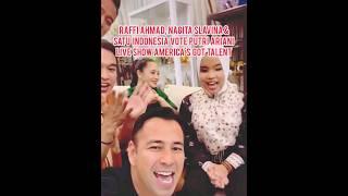 Raffi Ahmad & Nagita Slavina Ajak Masyarakat  Indonesia  Vote  Putri Ariani  Live Show AGT 2023