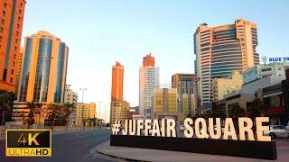 Juffair Awal Avenue  Manama Bahrain  Walking Tour 4K