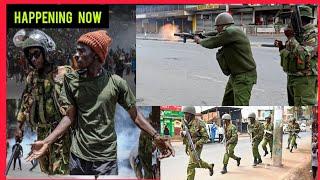 sad news A POLICE SHOTS* D£AD* GEN-Z PROTESTER in GOVERNORs OFFICE NYAMIRA