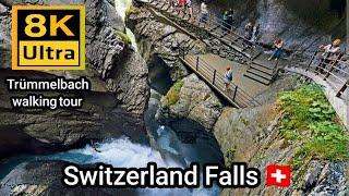 Trummelbach falls Switzerland    Walk 8K