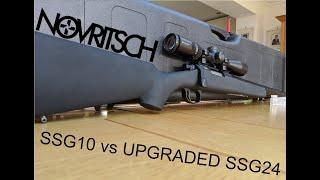 Novritsch SSG10 A1 Vs UPGRADED Novritsch SSG24 Unboxing and review. 4K