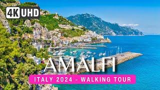 AMALFI Walking Tour 4K ITALY 2024  - Amalfi Coast Italy ️