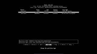 Arch Linux  9 partition the disk for UEFI