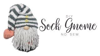 DIY No Sew Sock Gnome