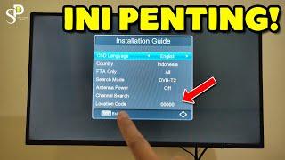 Cara Setting Area Code Di TV Digital  Mengaktifkan Fitur EWS