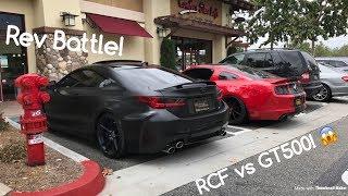 BRUTAL Rev Battle Shelby GT500 vs Lexus RCF