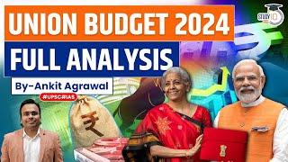 Union Budget 2024-25  Budget 2024 Highlights in Hindi  Complete Analysis  UPSC Economy  StudyIQ