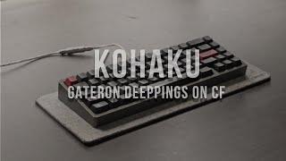 Singa Kohaku Sound Test  Gateron Deeppings on CF