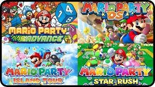 Mario Party - All Mini-Games Mario Party Advance DS Island Tour and Star Rush