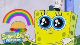 Can  “Rainbowger” Survive Plankton’s Color Nullifier?  SpongeBob