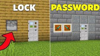 3 Simple Security Redstone Builds in Minecraft Bedrock