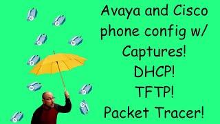 Avaya and Cisco phone configs - with captures and TFTP stuff