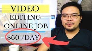 Video Editing Jobs Online - Earn $50 to $200  day  as a VIDEO EDITOR - Pt 1