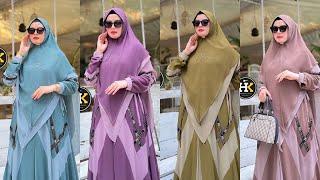 Model Gamis Syari Mewah Premium Terbaru 2023  0813-2626-5177