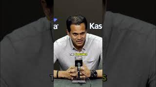 Coach Spo is prepping for a summer of growth  #miamiheat #shorts