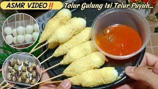 ASMR VIDEO‼️ Telur gulung isi telur puyuh - Cara membuat telur gulung #telurgulung #idebisnis