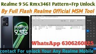 Realme 9 5G RMX3461 Pattern& Frp Unlock  Realme 9 5G Hang On Logo  Restart on Logo Flashing