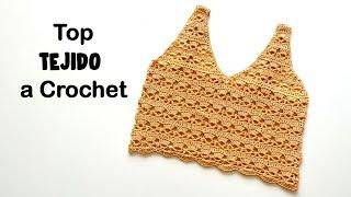 Aprende a Tejer un lindo Top a crochet para Mujer MUY FACIL